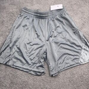 NEW Nike Fly Women's Large Gray Basketball Shorts Dri Fit